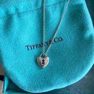 Authentic Tiffany Heart Charm necklace